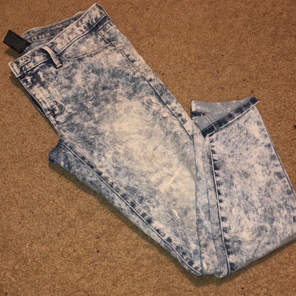 Mid Rise Denim Legging